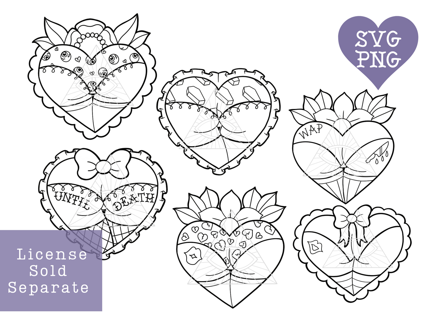 Booty Heart Valentine's Day SVG Bundle