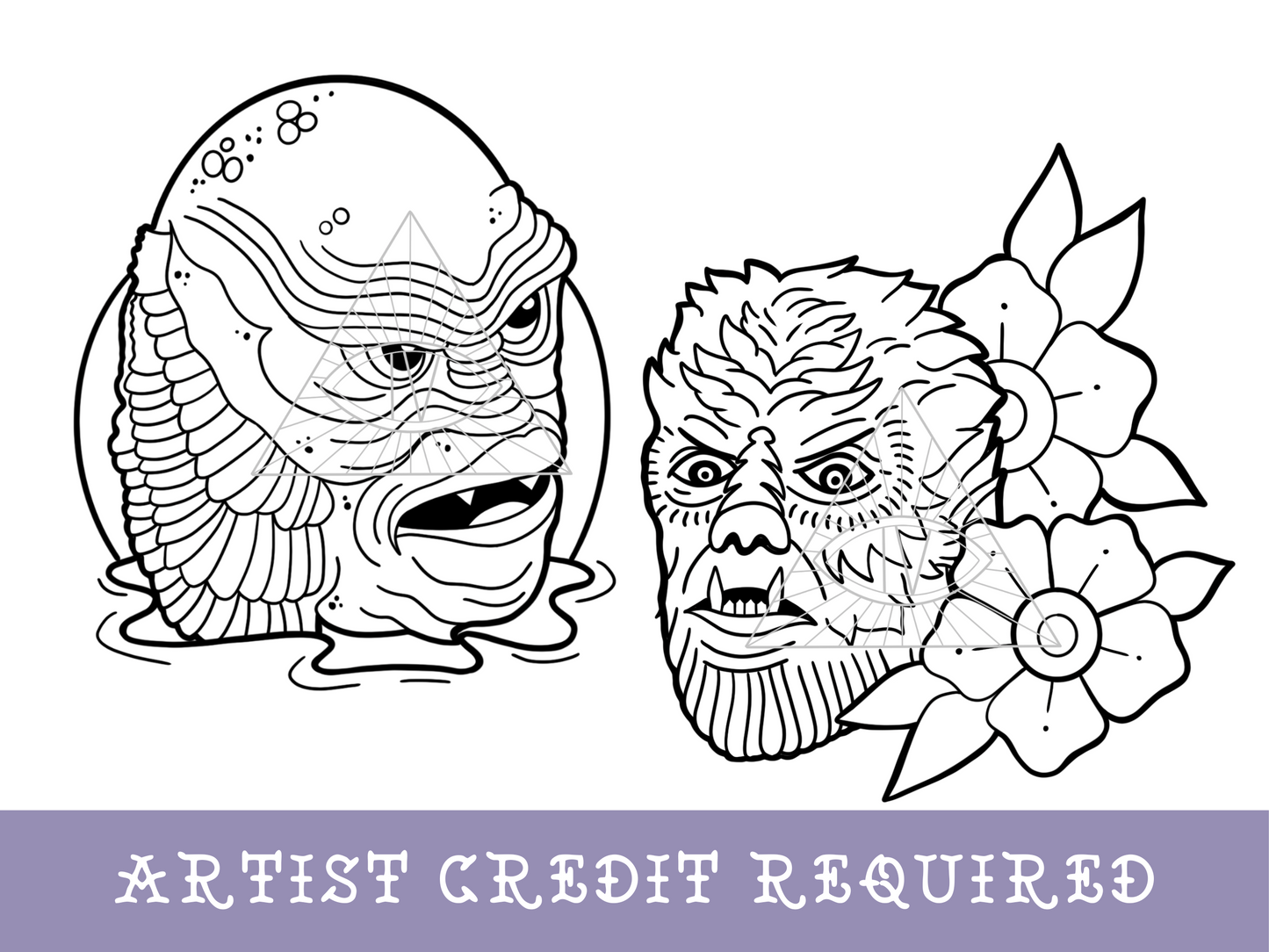 Classic Horror Movie SVG PNG Digital Design Bundle