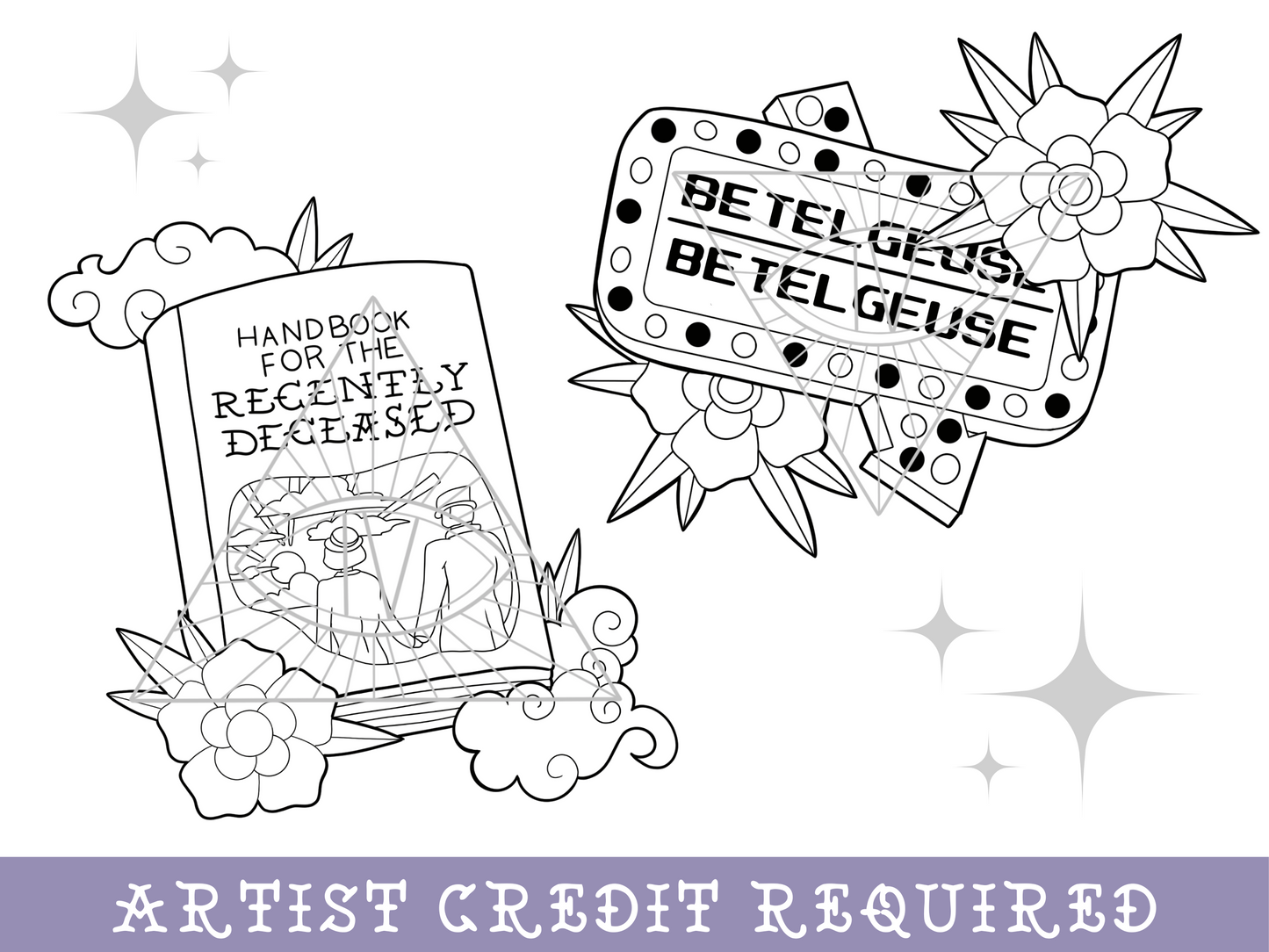 Classic Horror Beetlejuice SVG PNG Bundle