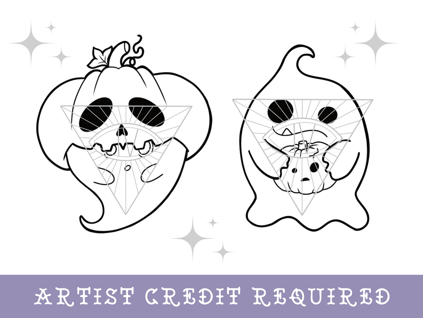 Cute Ghosts SVG PNG Halloween Digital Downloads