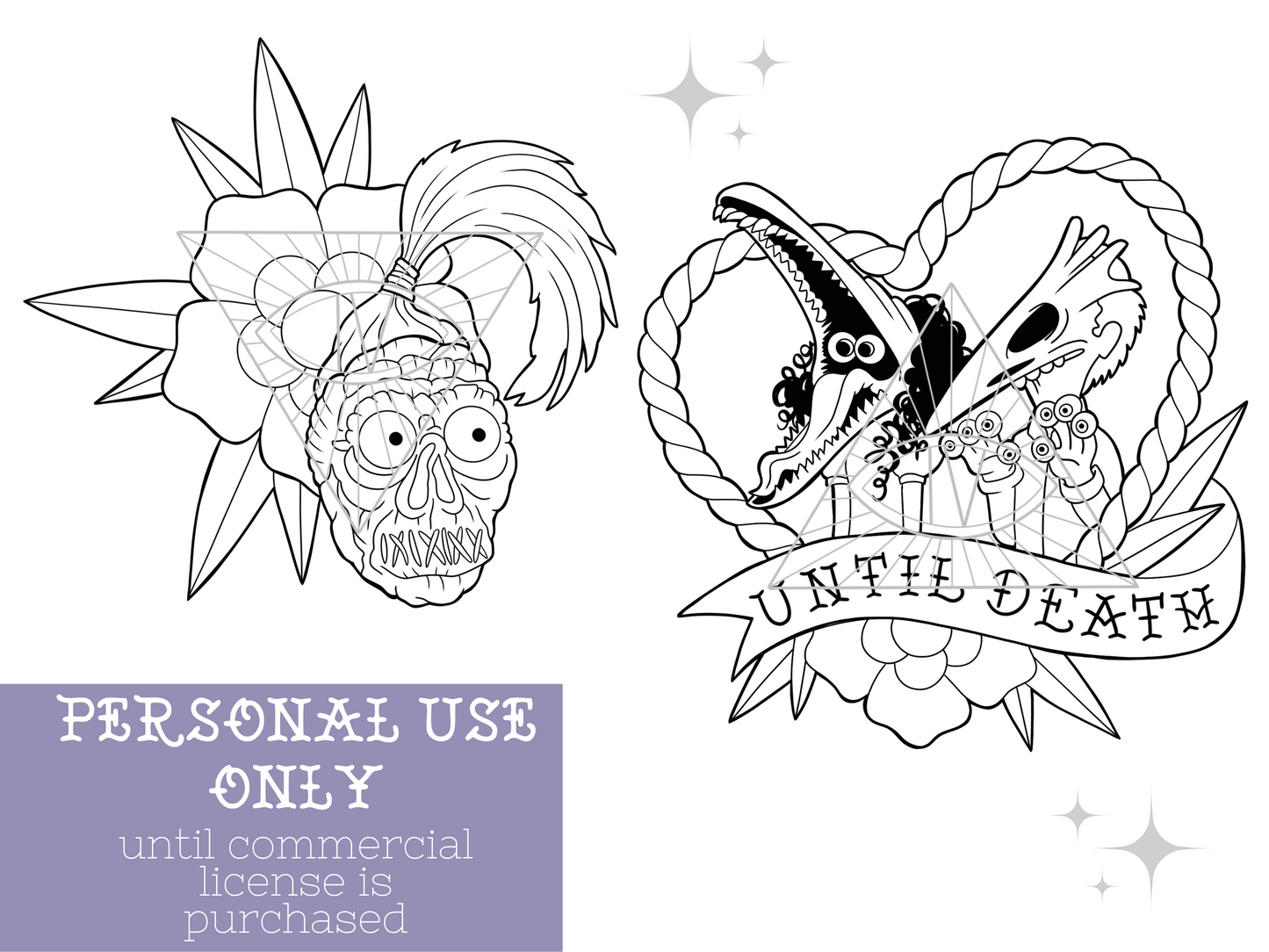 Classic Horror Beetlejuice SVG PNG Bundle