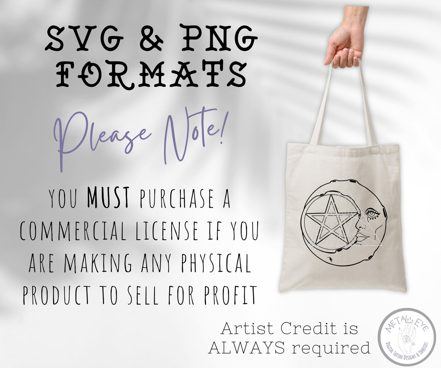 Moon Goddess SVG PNG Laser Cut Files | Digital Designs for Stickers and Printable's