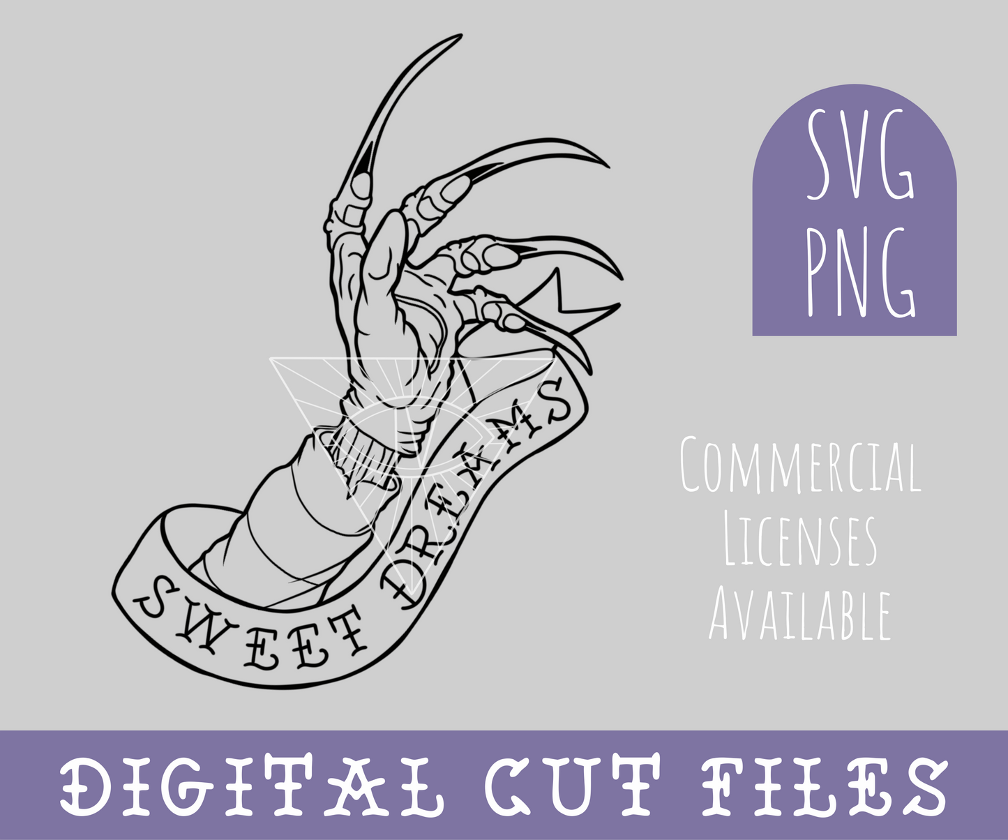 Classic Horror Freddy Krueger Digital Designs