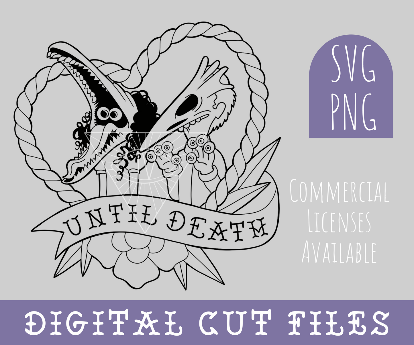 Classic Horror Beetlejuice SVG PNG Bundle