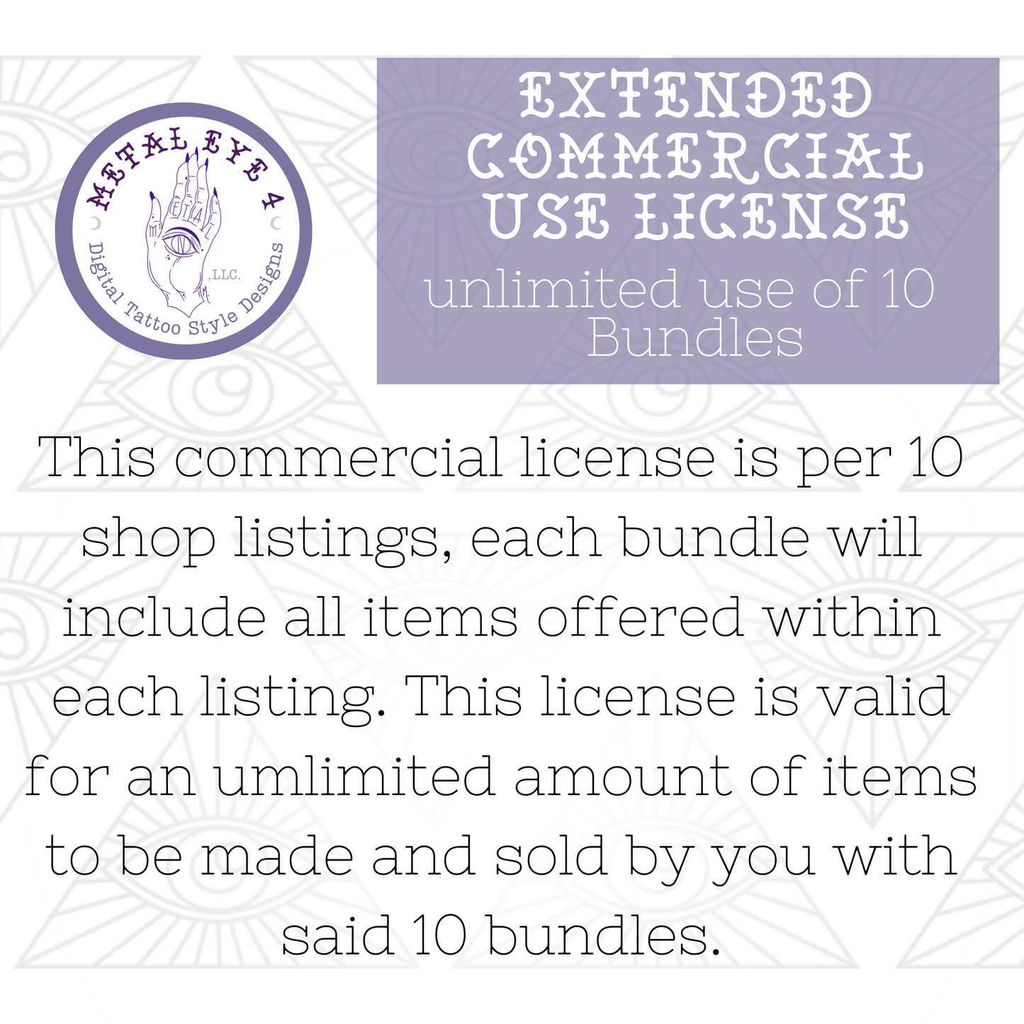 Commercial License - Unlimited Use for 10 Images