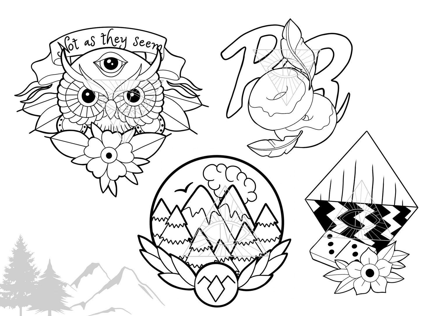 Twin Peaks SVG PNG Bundle