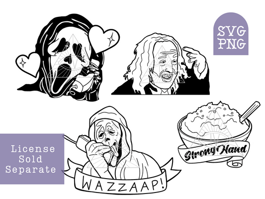 Classic Horror Movie Scream Ghostface SVG PNG