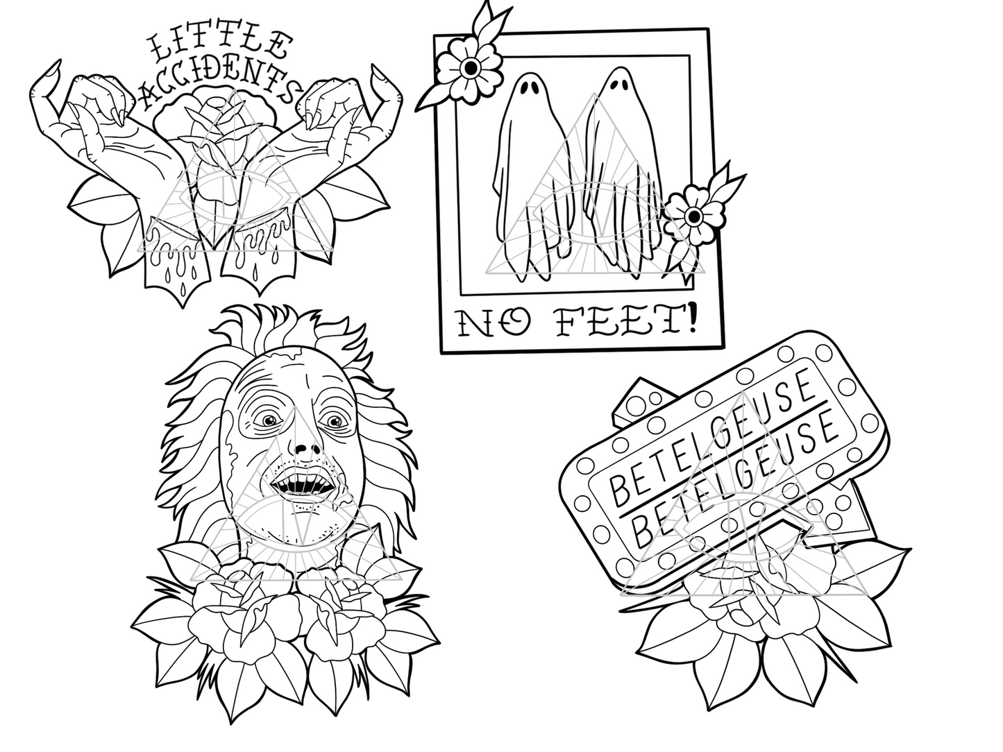 Classic Horror Beetlejuice SVG PNG Bundle