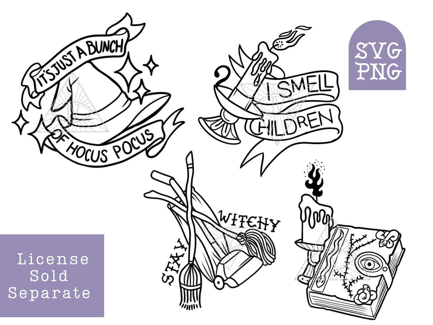 Classic Horror Hocus Pocus Digital Designs