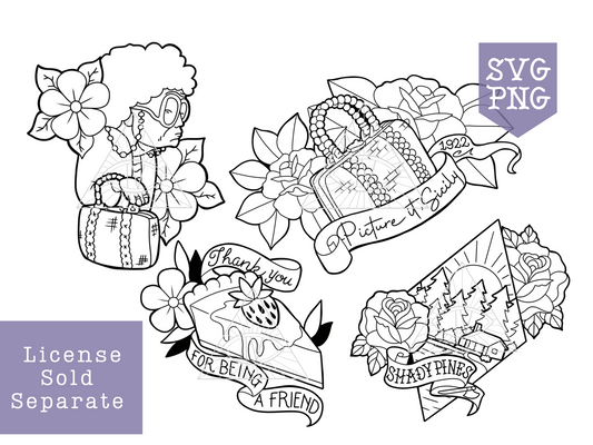 The Golden Girls SVG PNG Bundle