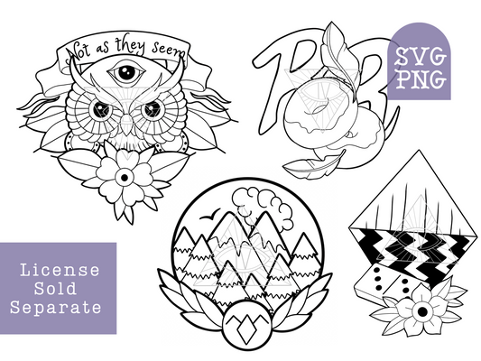 Twin Peaks SVG PNG Bundle