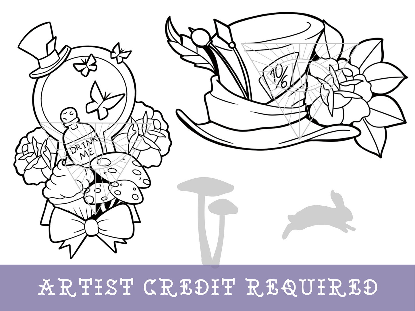 White Rabbit Alice in Wonderland SVG Files