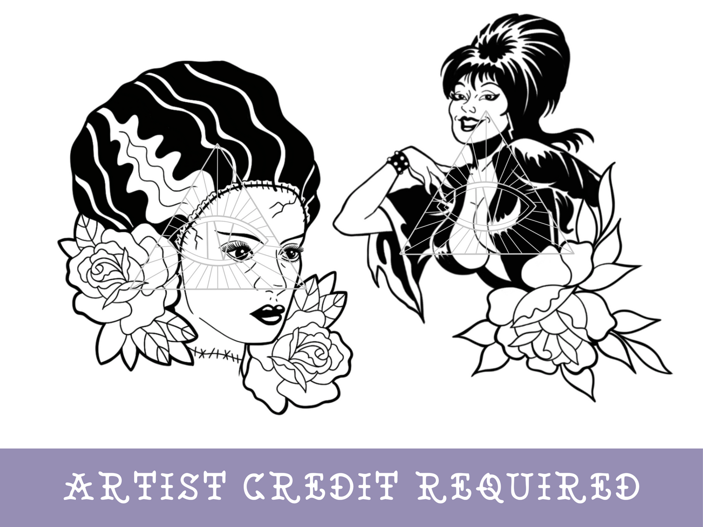 Classic Horror Queens SVG Cut Files