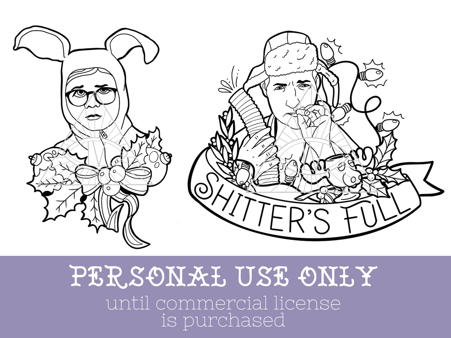Christmas Story & Christmas Vacation Character SVG PNG Files