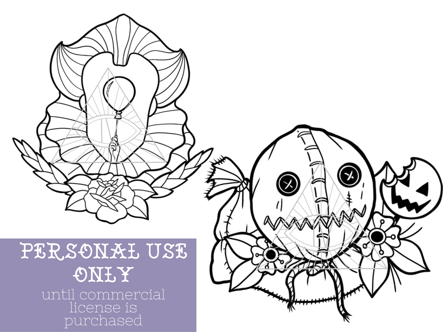 Classic Horror SVG PNG Pennywise & Friends