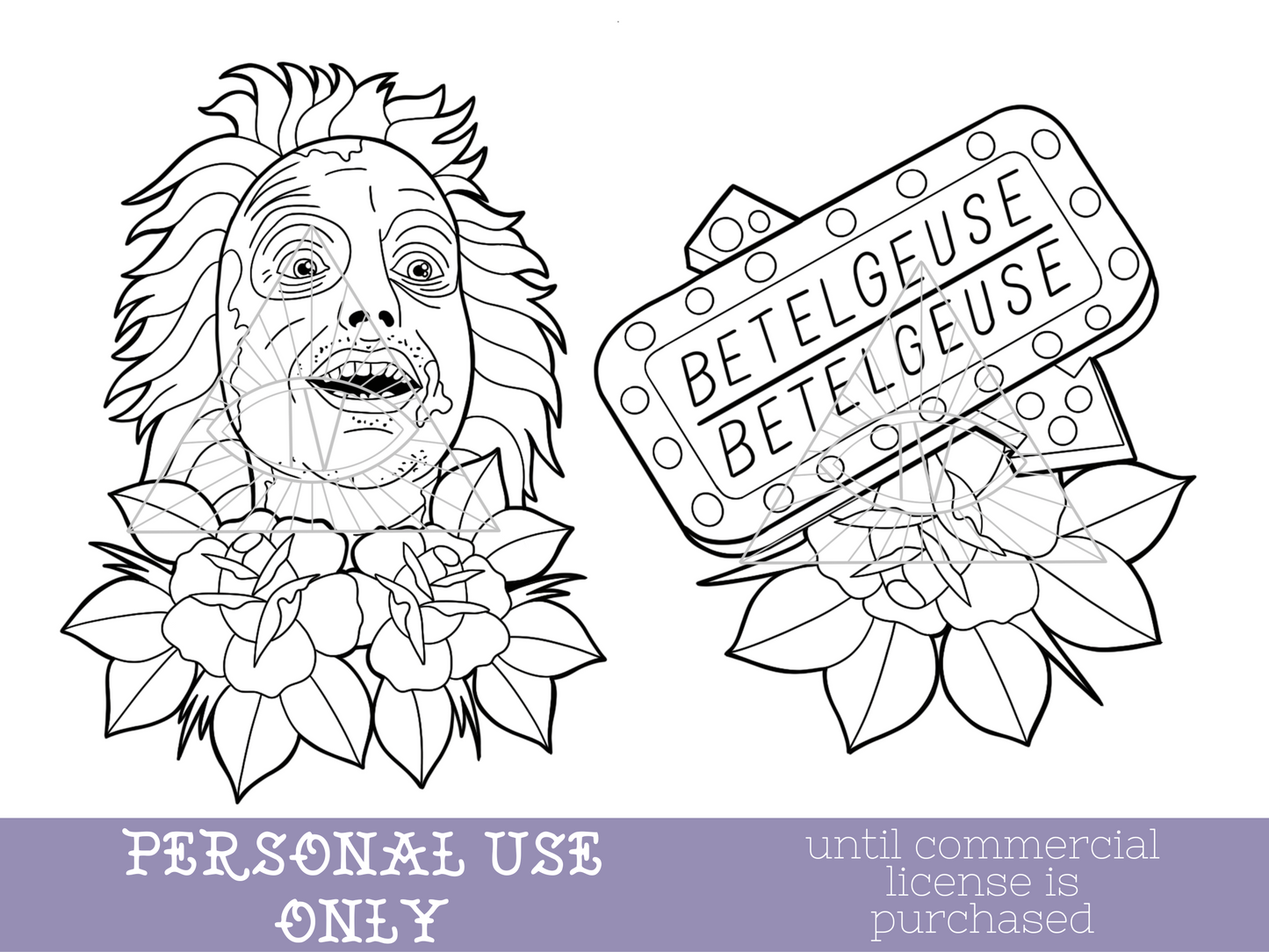 Classic Horror Beetlejuice SVG PNG Bundle