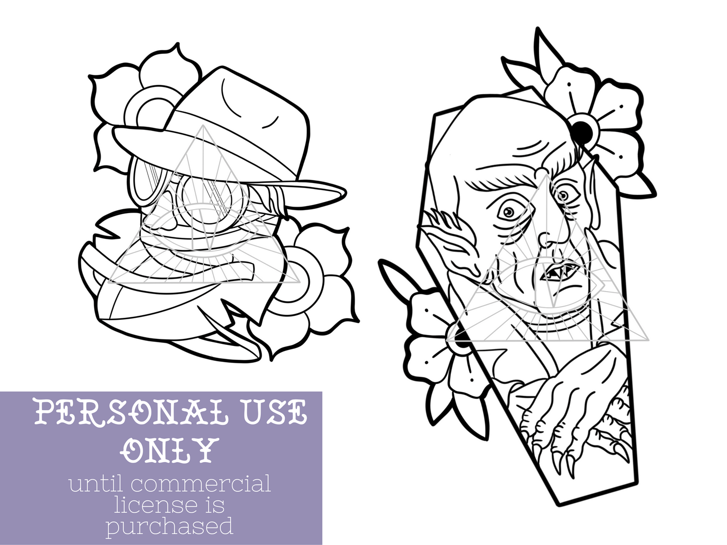 Classic Horror Movie SVG PNG Digital Design Bundle
