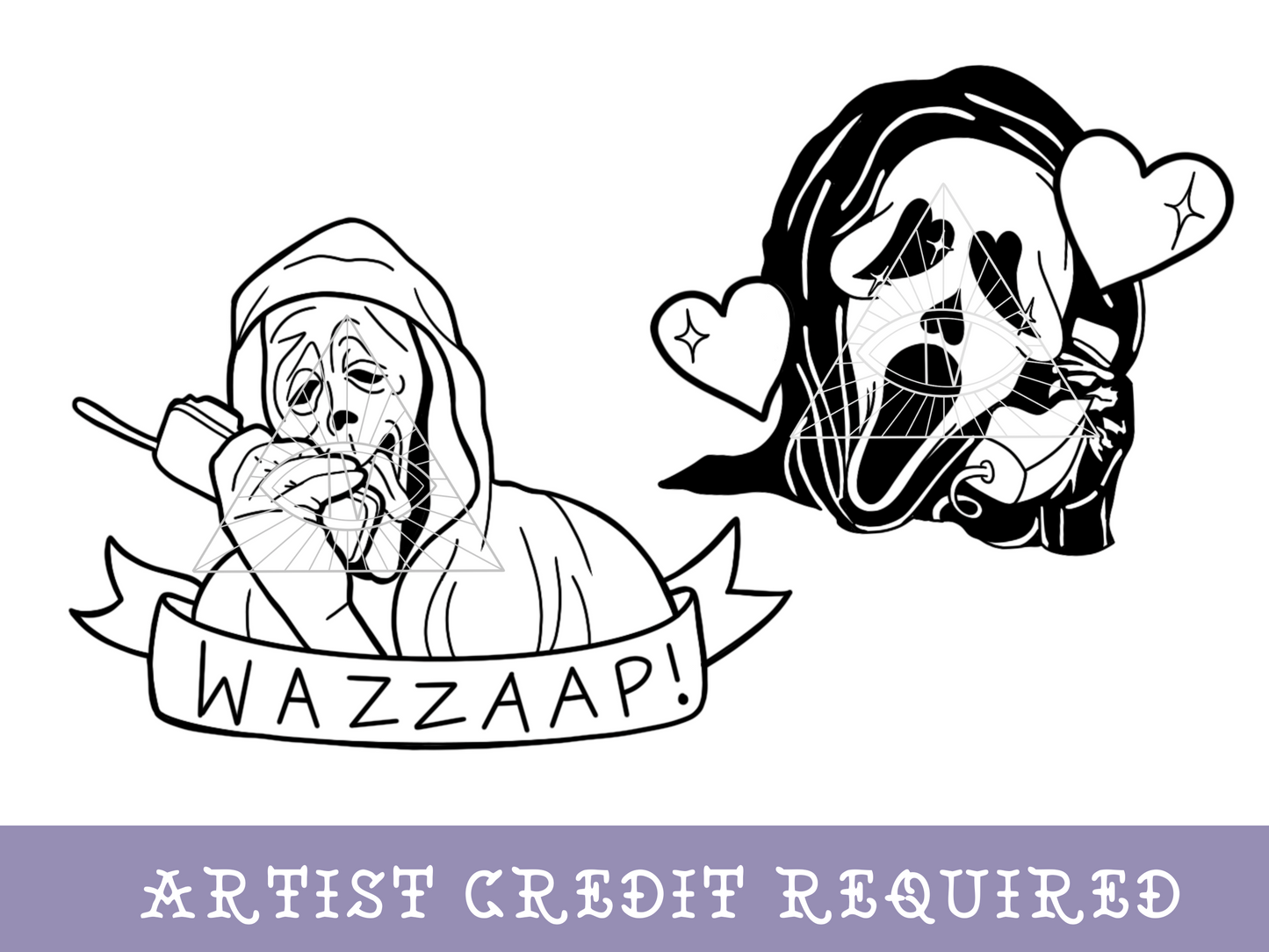Classic Horror Movie Scream Ghostface SVG PNG