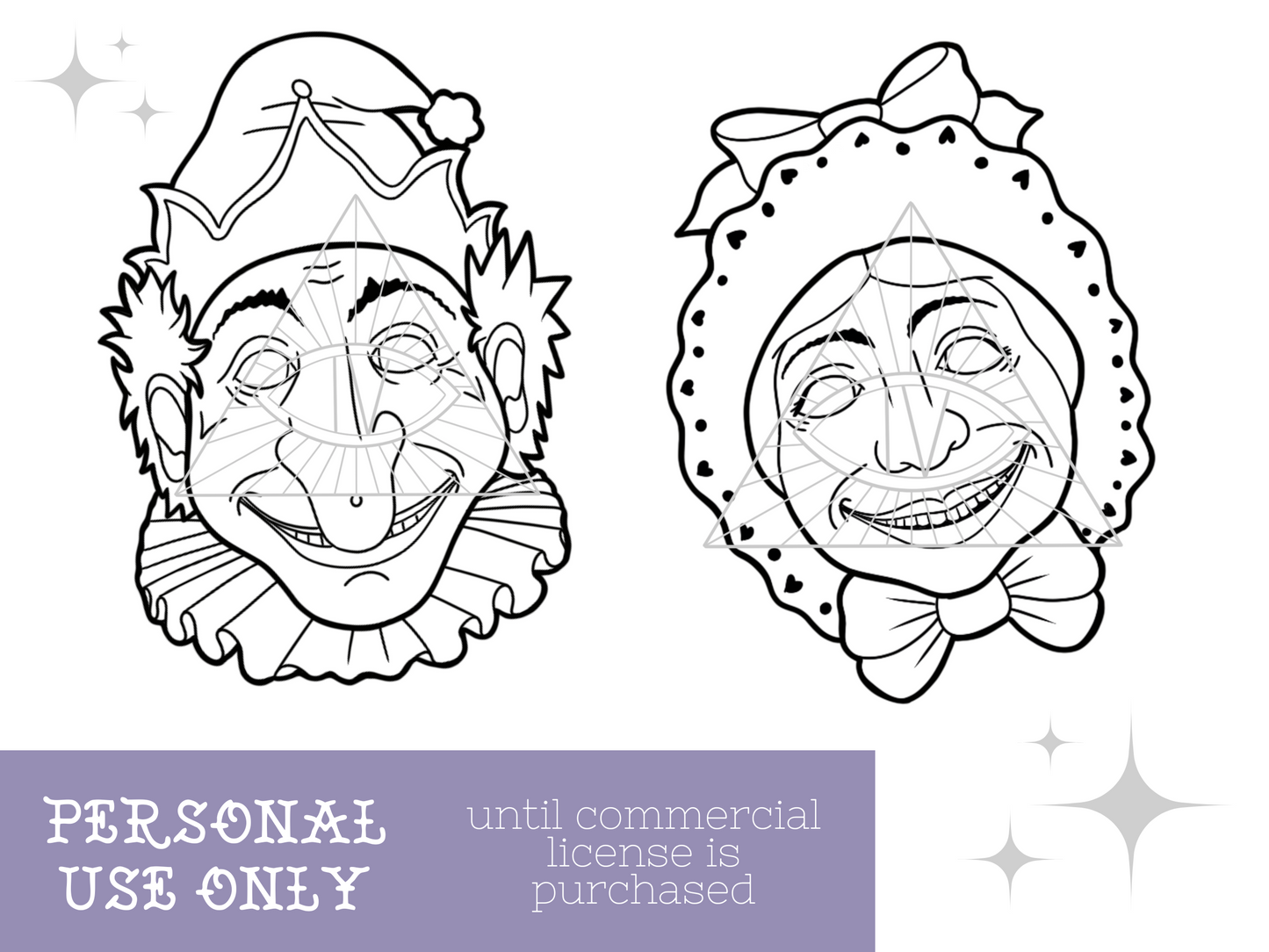 Mari Lywd Pagan SVG Christmas Designs
