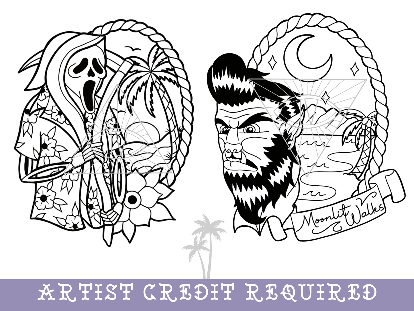 Classic Horror SVG PNG Digital Designs
