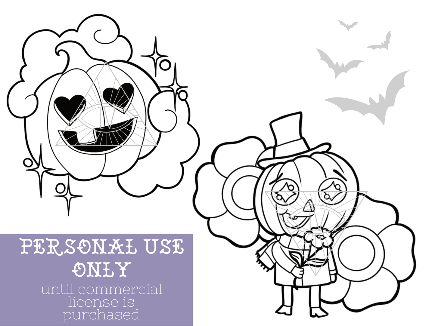 Cute Halloween Pumpkin SVG/PNG Art