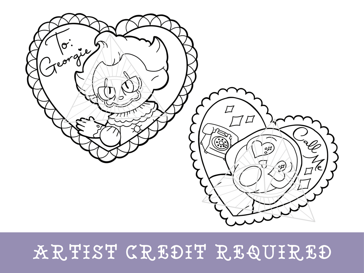 Classic Horror Valentines SVG PNG