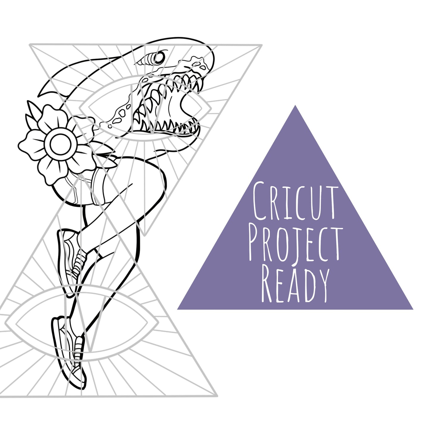 Goth SVG Bundle: Reverse Mermaid & Merman Traditional Tattoo Designs