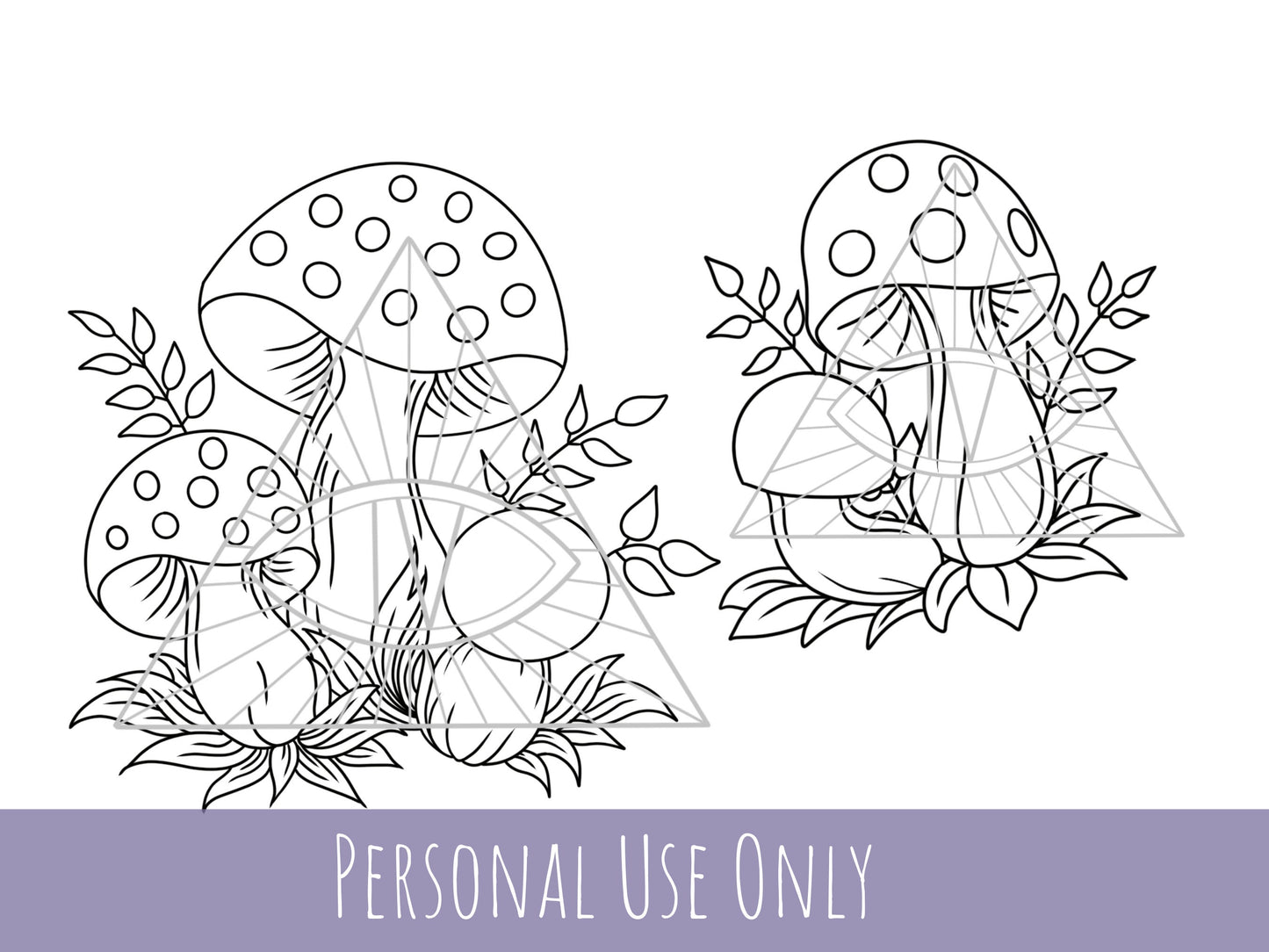 Merry Mushroom Bundle SVG PNG Digital Files for Cricut & Sublimation