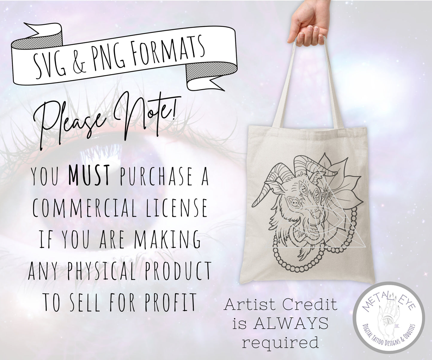 Pagan Goat Holiday SVG Digital File Design Bundle: Gothic Victorian Joulupukki